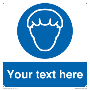 Custom Hair protection must be worn